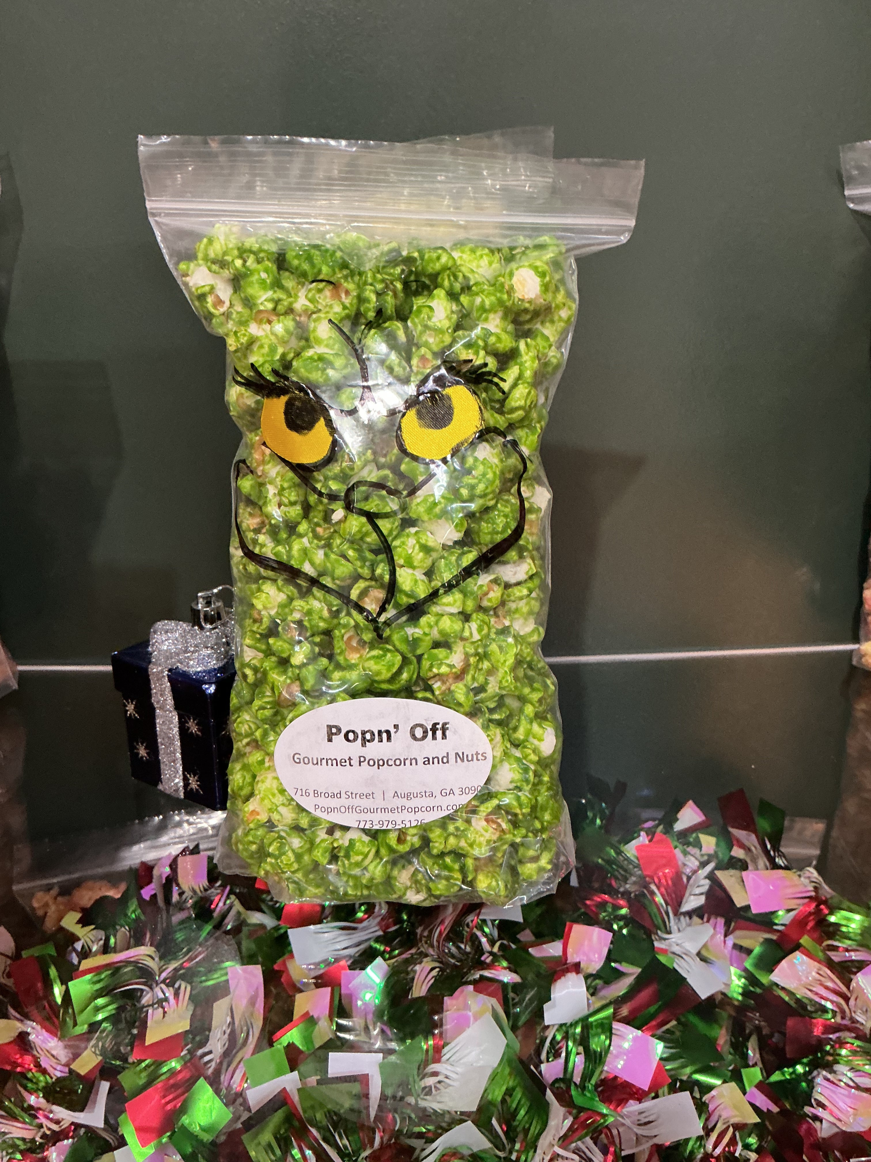 カホン　アップルグリーン　G Green Apple – Popn' Off Gourmet Popcorn and Nuts